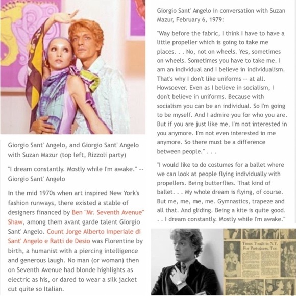 Giorgio di Sant' Angelo Biplane Intarsia Knit Maxi Dress - Picture 10 of 10